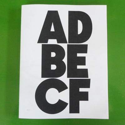 Gareth Long/Derek Sullivan - Dictionary of Received Ideas: Galley 5